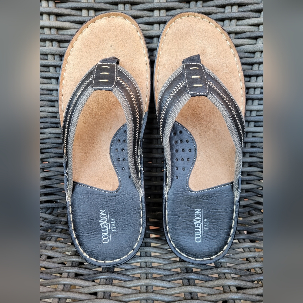 Men's leather sandals